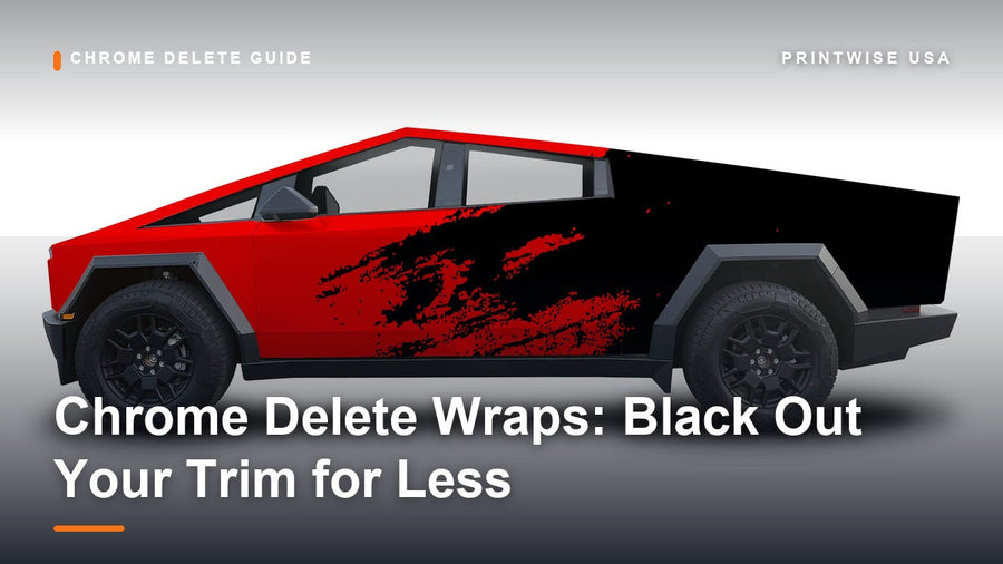 Chrome Delete Wraps: How to Black Out Your Vehicle's Trim for Less in 2026