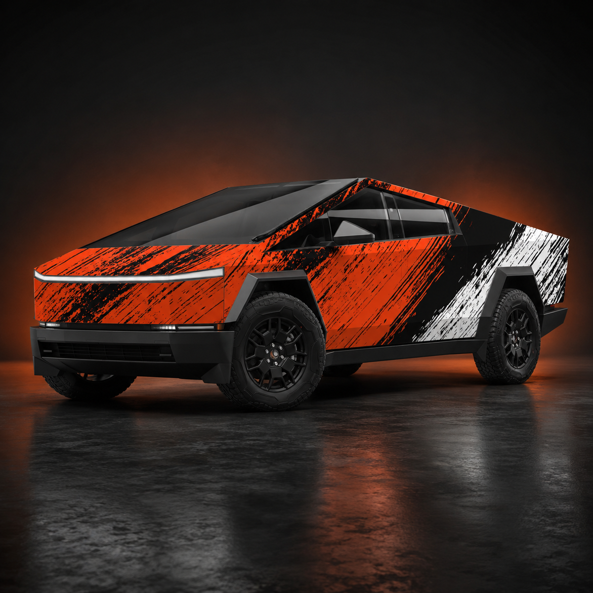 Pre-Designed Tesla Cybertruck Wrap Kits