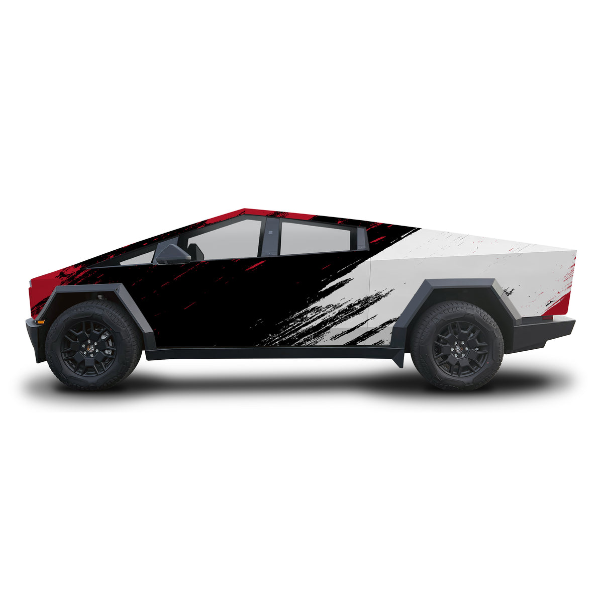 Redline Slash Tesla Cybertruck Full Wrap Kit | Custom Colors Available | Gloss or Satin