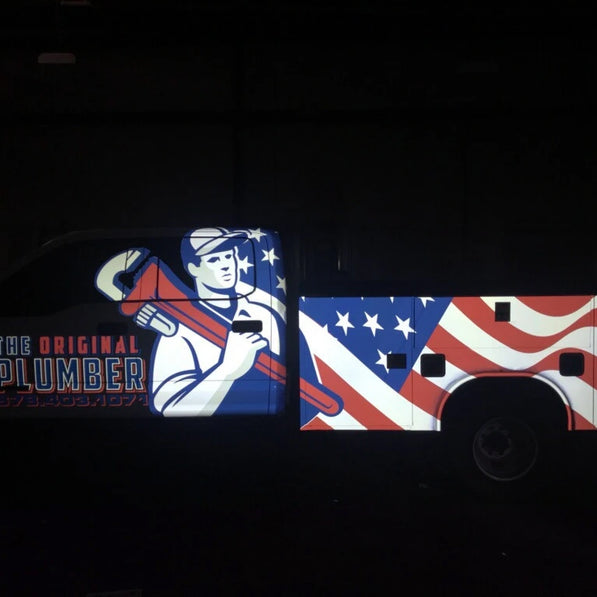 Arlon DPF 2400XLP Reflective Vinyl Wrap Film with Arlon 3170 Lamination