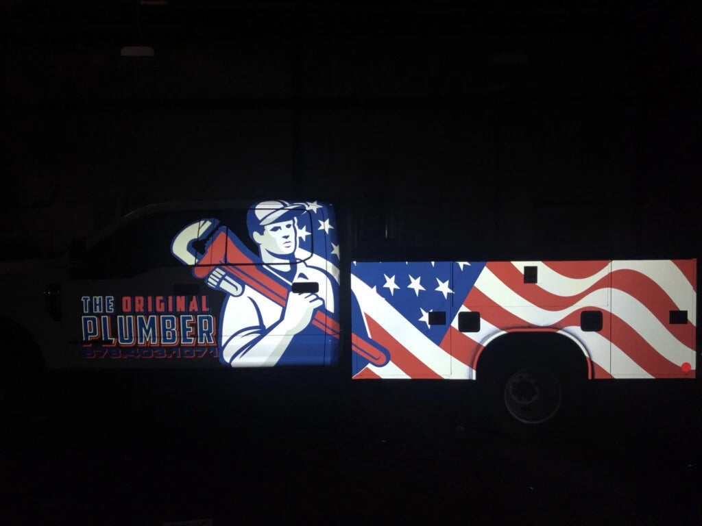 Arlon DPF 2400XLP Reflective Vinyl Wrap Film with Arlon 3170 Lamination
