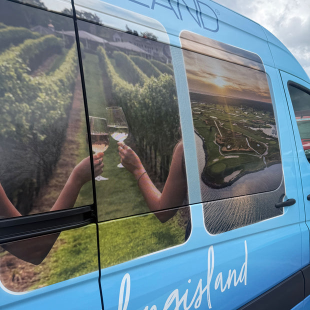 Fellers Black Label 6 Mil 50/50 Perforated Window Film Unlaminated