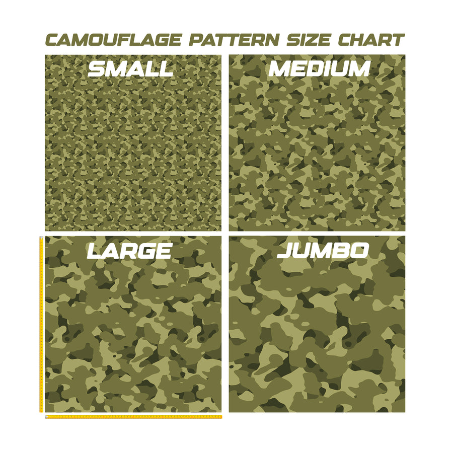 Military Green Camouflage Wrap — Avery Dennison MPI 1105