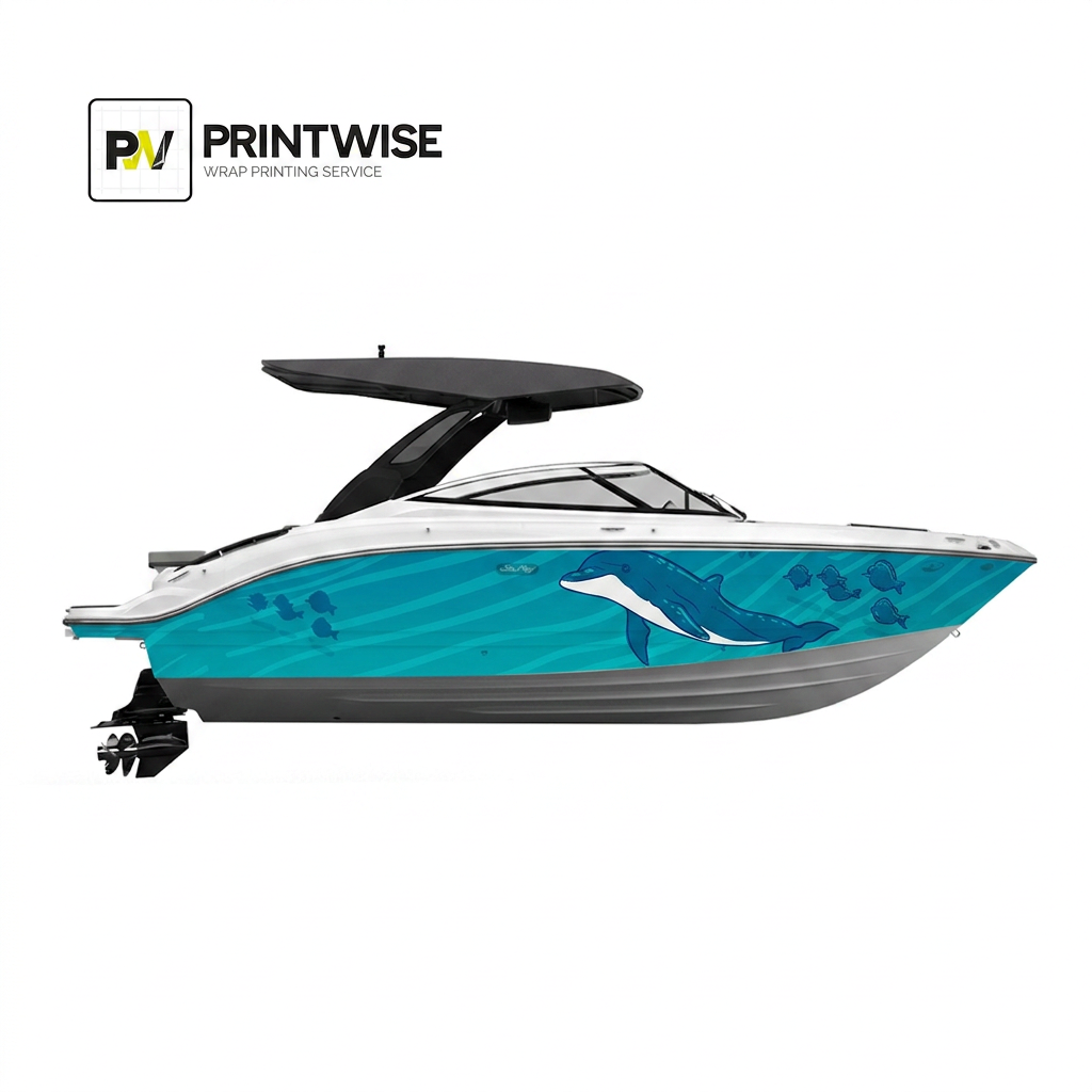 World Oceans Day Illustration - Avery Dennison 1105 Premium Boat Wrap